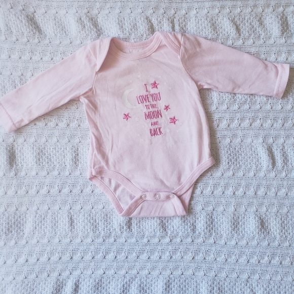 Baby girl stars and moon onsie 3M - Picture 1 of 3